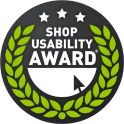 Shop Usability Award badge