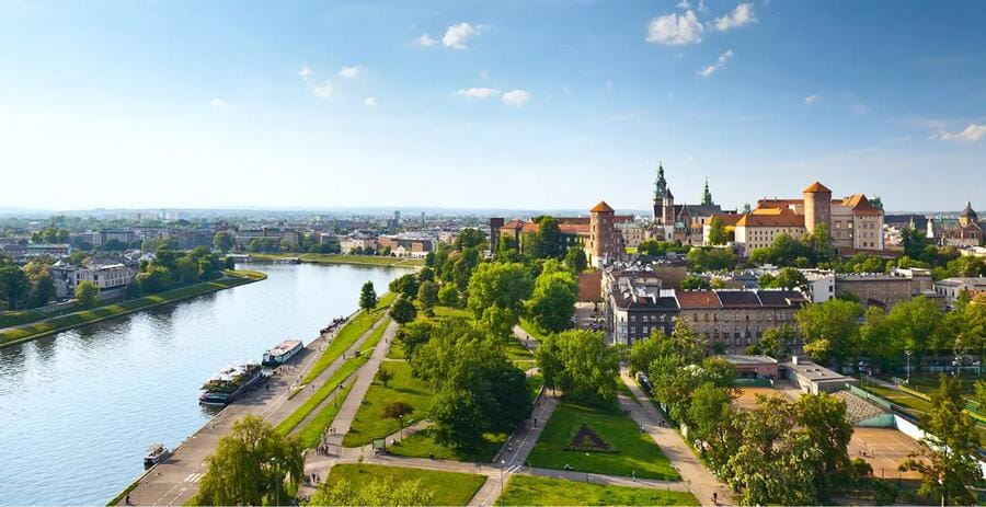 Cracow, Poland - Skyline